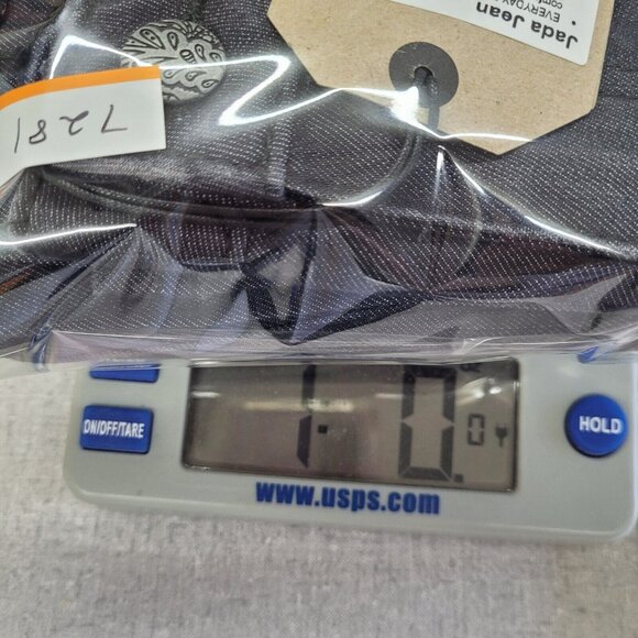 Prana Jada Jean Womens 10 Reg Denim‎ Solid Grey Stretch 5-Pocket Style 1965631 - Picture 11 of 11